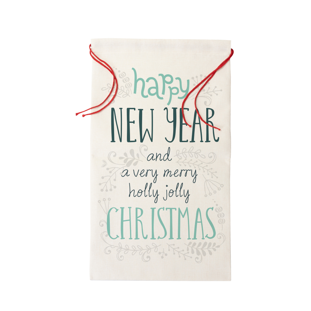 Sublimation Christmas Sack wtih Red String(50*70cm)