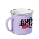 12oz/360ml Glossy Colored Enamel Mug(Lavender)