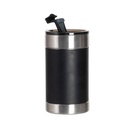12oz/350ml 4 in 1  Can Cooler with Silicon Sleeve (Black/White)