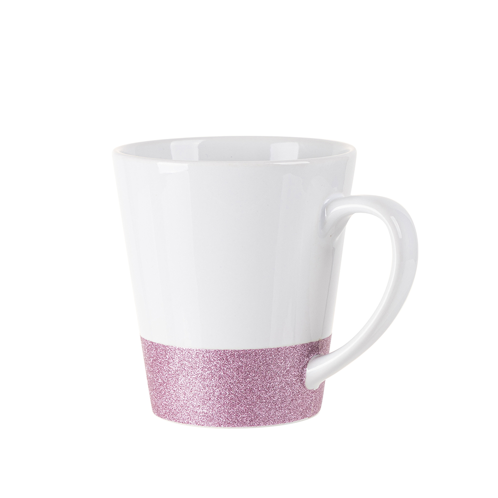 12oz Bottom Glitter Mug(Pink)