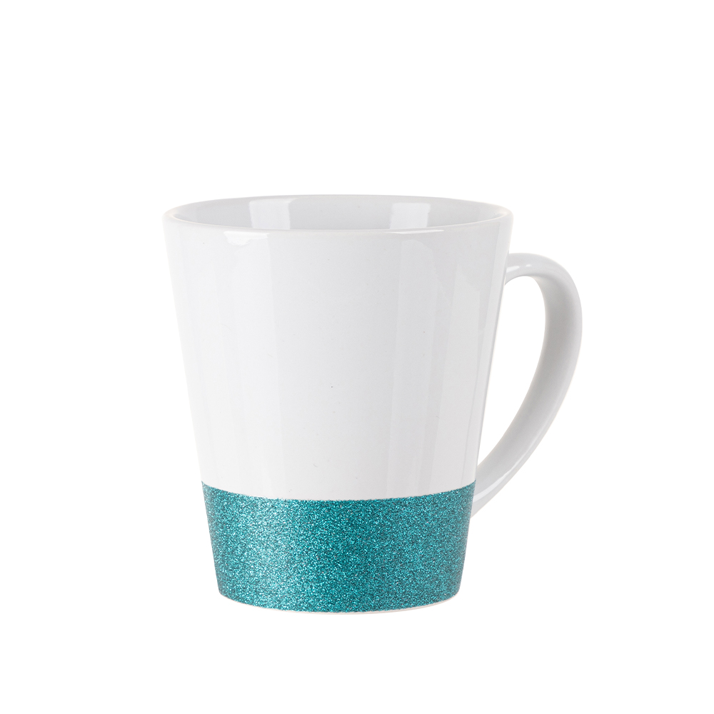 12oz Bottom Glitter Mug(Blue)
