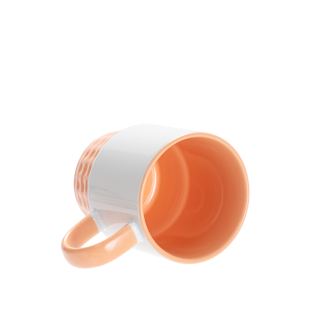 10oz/300ml Stackable Inner/Handle Color Mug--Orange