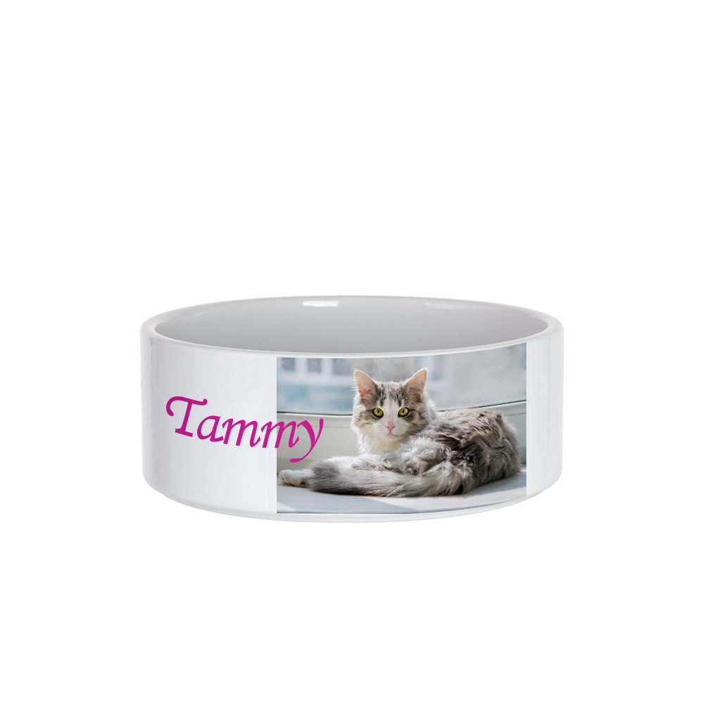 Sublimation Ceramic Cat Bowl