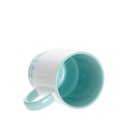 10oz/300ml Stackable Inner/Handle Color Mug--Mint Green