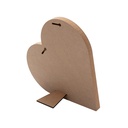 Heart-shaped Photo Frame with Stand (25.4*25.4*1.5cm)