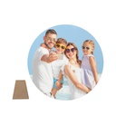 Round Photo Frame with Stand (φ30.5*1.5cm)