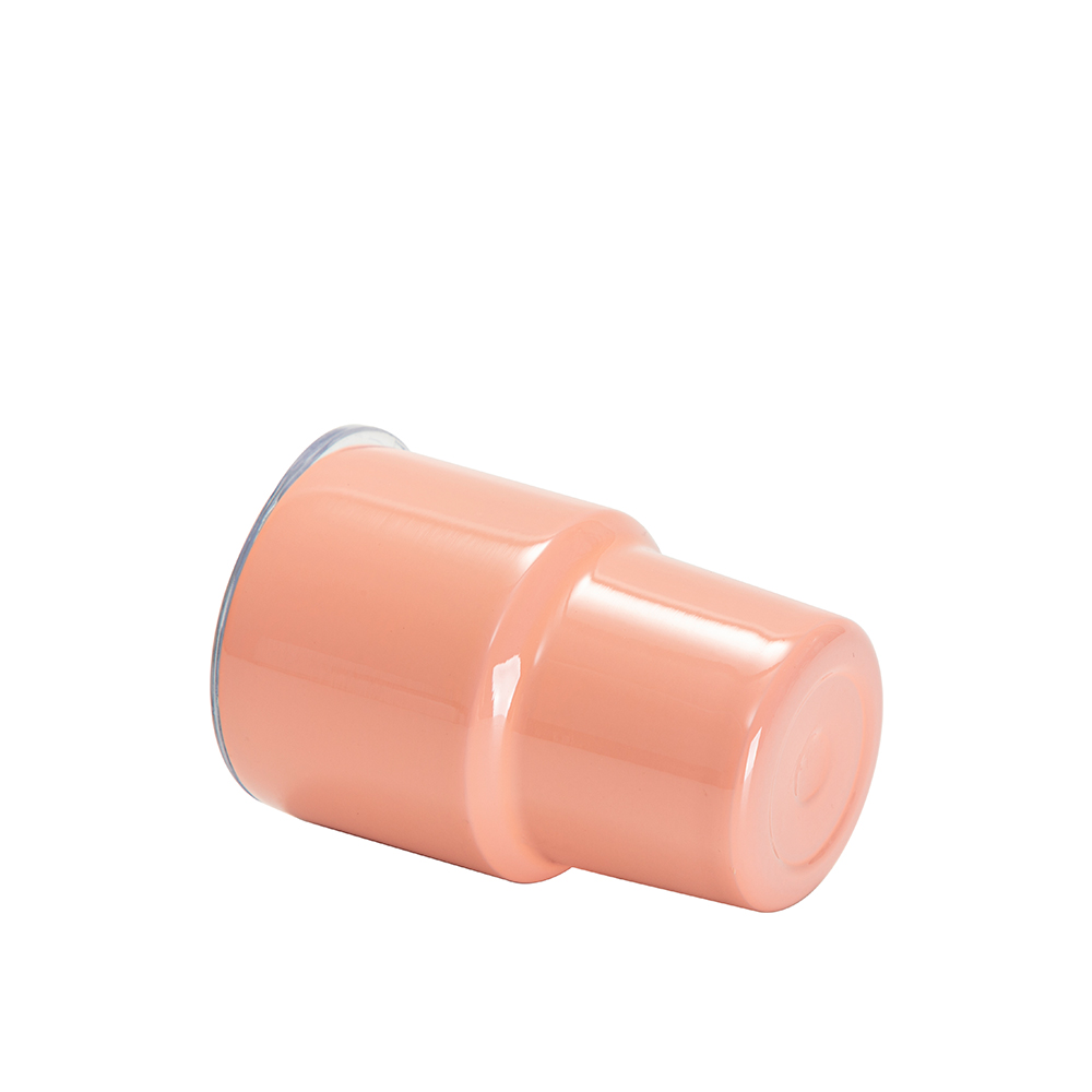 3oz/90ml Mini Sub Stainless Steel Tumbler Shot Glass w/ Straw(Coral Pink)