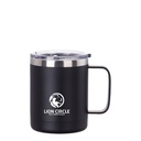 Powder Coated Stainless Steel Coffee Cup(10OZ,Common Blank,Black)