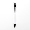 Sublimation Ballpoint Pen with Shrink Wrap (White Alu Cover)