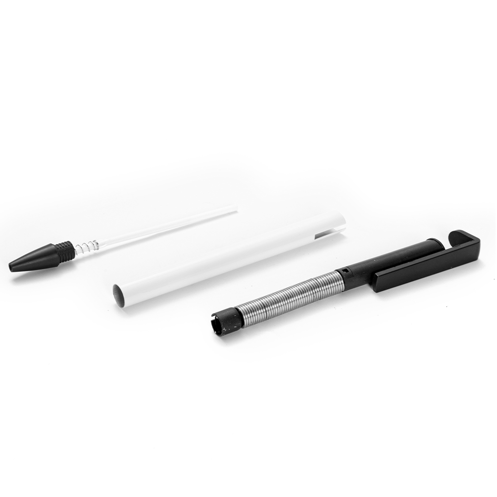 Sublimation Ballpoint Pen with Shrink Wrap (White Alu Cover &amp; Phone Holder)