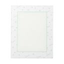 Rectangular Glass Photo Frame w/ White Patch (Blue LOVE, 20*25cm)
