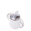 Stainless Steel Spout Sippy Cup(10OZ,Sublimation blank,White)