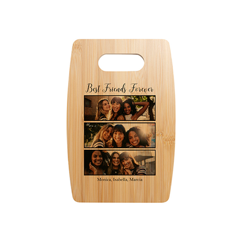 Sublimation Curved Bamboo Cutting Board(22.86*15.24*1.1cm 6.0&quot;*8.97&quot;)