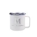 Stainless Steel Coffee Cup(14oz,Sublimation Blank,White)