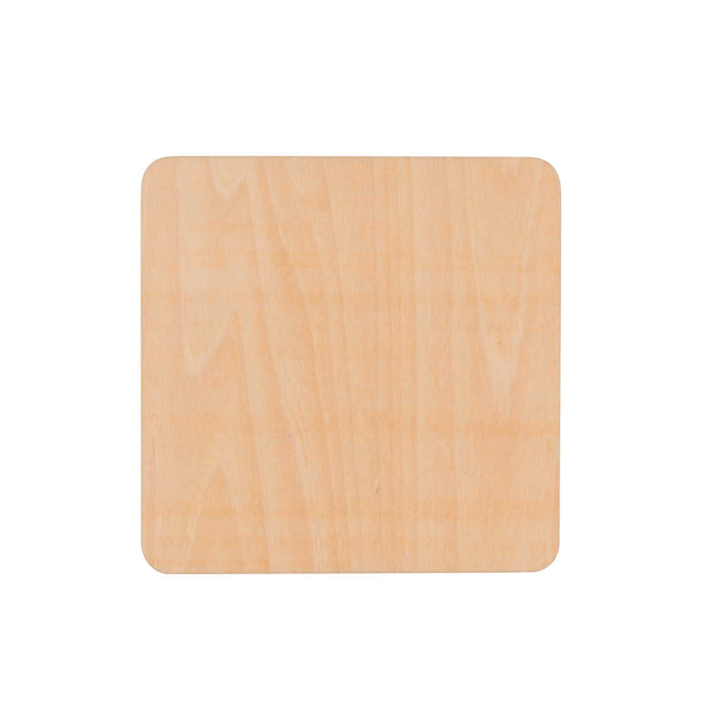 Sublimation Square Plywood Coaster (9.5*9.5cm)