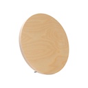 Plywood Round Photo Frame with Stand (φ25.4*1.5cm)