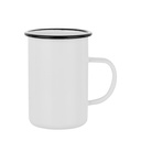 Enamel Mug(15oz/450ml,Sublimation blank,White)
