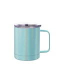 Rainbow Glitter Cup(10oz/300ml,Sublimation blank,Mint Green)
