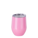 Glossy Stemless(12OZ,Sublimation Blank,Pink)