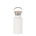 350ml Sports Bottle with Bamboo Lid(Other,Common Blank,White)