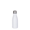 Aluminum Cola Shaped Bottle(15oz/450ml,Sublimation blank,White)