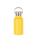 350ml Sports Bottle with Bamboo Lid(Other,Common Blank,Yellow)