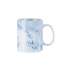 11oz Sublimation Marble Texture Mug (Blue)