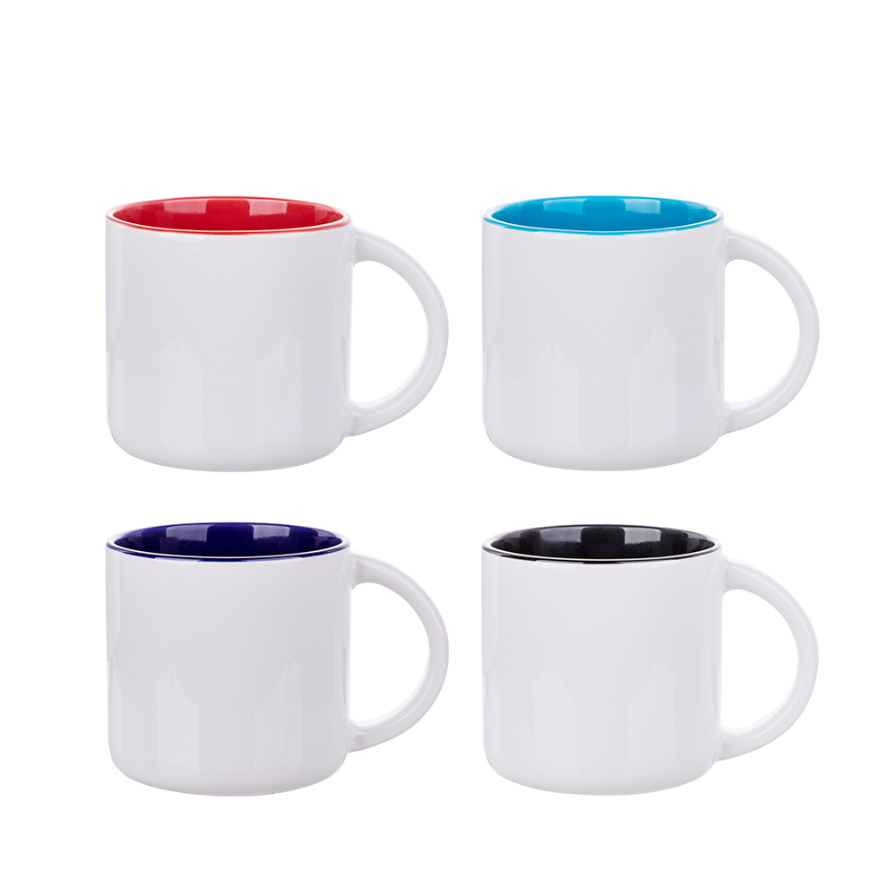 14oz Two-Tone Color Mug (Black, Dark Blue, Light Blue, Red)