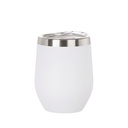 12oz/360ml Stainless Steel Stemless Cup (Sublimation, Matt White)