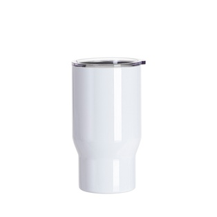 18oz/550ml Stainless Steel Travel Tumbler with Water Proof Lid (White)