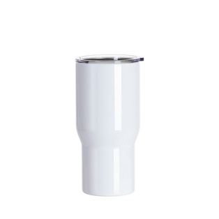22oz/650ml Stainless Steel Travel Tumbler with Water Proof Lid (White)