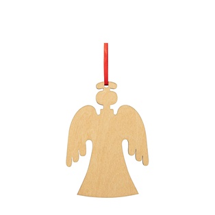 Sublimation Double-Sided Plywood Ornament(Angel)