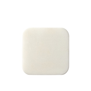 White Marble Coaster with Cork(Square, 10*10cm/ 3.9"x3.9")