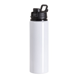 25oz/750ml Aluminum Water Bottle (White)