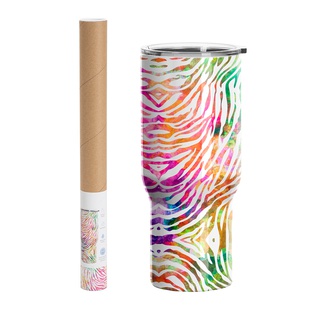 Hydro Sublimation Transfer Paper Roll(Rainbow Zebra, 38*1220cm/ 15in x 40ft)
