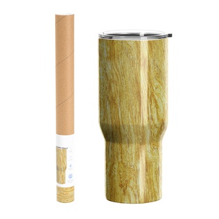 Hydro Sublimation Transfer Paper Roll(Yellow Wood Texture, 40*1220cm/ 15.7in x 40ft)