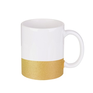 11oz/330ml Bottom Glitter Mug(Gold)