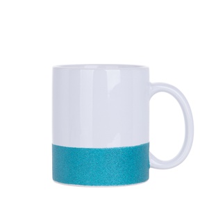 11oz/330ml Bottom Glitter Mug(Blue)