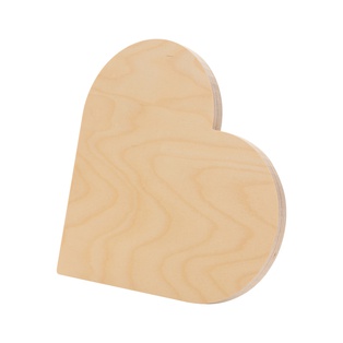 Plywood Heart-shaped Photo Frame with Stand (25.4*25.4*1.5cm)