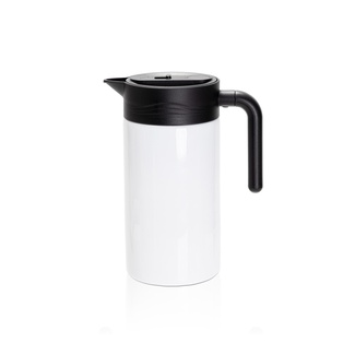 50oz/1500ml Stainless Steel Thermal Coffee Carafe Pot (Sublimation Glossy White)