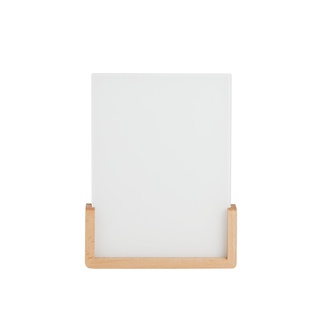 Sublimation Glass Frame w/ LED Wood Base(152*203*30mm)