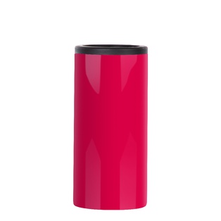 Stainless Steel Slim Can Cooler(12oz/360ml,Sublimation blank,Red)