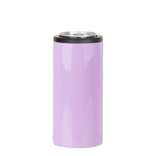 Stainless Steel Slim Can Cooler(12oz/360ml,Sublimation blank,Purple)