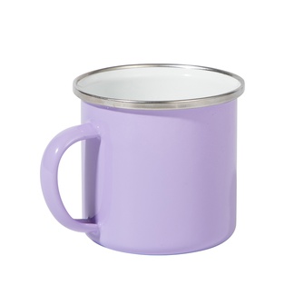 12oz/360ml Glossy Colored Enamel Mug(Lavender)