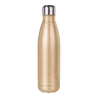 Glitter Bottles(17OZ,Sublimation Blank,Gold)