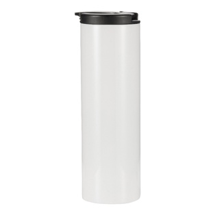 Stainless Steel Flask Bottle(17oz/500ml,Sublimation blank,White)