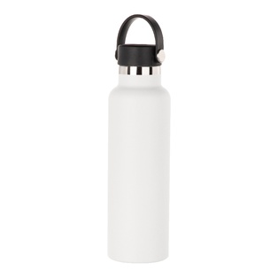 600ml Powder Coated Sports Bottle(Other,Common Blank,White)