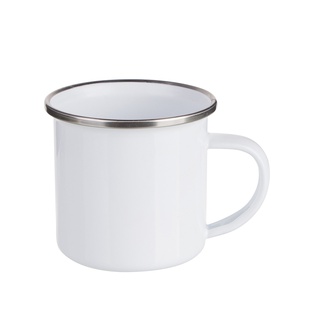 Enamel Mug(6oz/180ml,Sublimation blank,White)