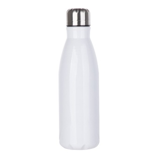 Aluminum Cola Shaped Bottle(22oz/650ml,Sublimation blank,White)
