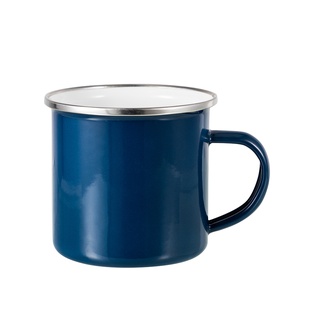 12oz/360ml Enamel Mug(12OZ-360ML,Sublimation Blank,Dark Blue)